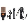 High Sensitivity 3.5mm Record Microphone Condenser Mic Stable Desk Mount Compatible for Computers and Devices view 1