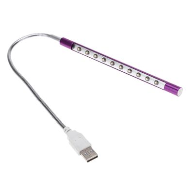 Angoily Metal Led Night Lamp USB Powered Desk Lamp Flexible Gooseneck Touch Control Eye-Safe