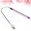Angoily Metal Led Night Lamp USB Powered Desk Lamp Flexible Gooseneck Touch Control Eye-Safe view 2