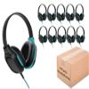 Gumdrop DropTech On-Ear Wired Headphones No Mic | 3.5 mm (40 Pack) - Long Tangle Free Chew-Proof Cord - Rugged Reliable Drop Tested and Comfortable for Kids K-12 Students Classroom and School Use view 1