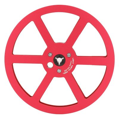 1/4 7 Inch Empty Tape Reel,Aluminum Alloy Open Reel Sound Takeup Reel Disc,Repair Replace Recording Erasing Re Recording,for General Open Reel Decks (Red)