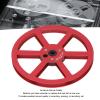 1/4 7 Inch Empty Tape Reel,Aluminum Alloy Open Reel Sound Takeup Reel Disc,Repair Replace Recording Erasing Re Recording,for General Open Reel Decks (Red) view 3