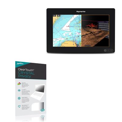 BoxWave Screen Protector Compatible with Raymarine Axiom+ 9 - ClearTouch Crystal Privacy (2-Pack), Privacy Screen Protector Flexible Film Clear