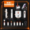 atcdfuw 24Piece Set Laptop Keyboard Brush Set with Phone Tablets Stand Function for Electronic Devices Brushes view 2