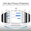 BoxWave Screen Protector Compatible with BOSS Audio BVCP9700A-C - ClearTouch Crystal Privacy (2-Pack), Privacy Screen Protector Flexible Film Clear view 3