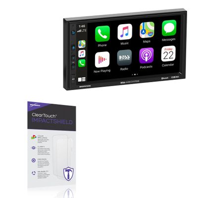 BoxWave Screen Protector Compatible with BOSS Audio BVCP9700A-C - ClearTouch ImpactShield (2-Pack), Impenetrable Screen Protector Flexible Film