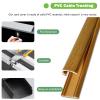 AMUFJJ Self Adhesive Wire Hiders for TV on Wall, Flexible Electric Cord Conduit Holds 2/3/ 4/5/ 9/15/ 30 Cables, Cords Cover Set for Camera/Video/Audio(Holds 2 Cords) view 3