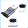 MECCANIXITY 2Pcs Micro USB to Type C Adapter, Micro USB Male to Type C Female Converter Connector for Laptop PC Phone Car view 3
