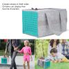 FAUOSWUK Felt Cloth Case, Portable Carrying Storage Bag 26x13.7x14.4Cm Carrying Case For Music Player Home Outdoor Hand Bag With Extra Space Tote Bags Handbag for Travel and Home (Lake view 4