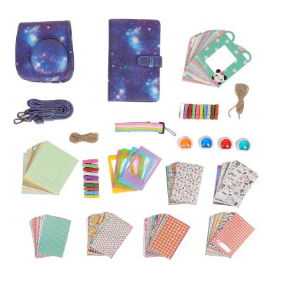 Camera Case Strap Album Color Filter, Lanyard, Sticker, Frame, Desk Frame with Clips for Mini 11 Accessories Bundle Kit, Diverse Products for