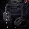 Foldable Compact Wired Headset Stereo HiFi Music Headphone for Studio Headphone, Comfortable Wearing with Skin Friendly Earmuffs Pads, Rotatable Ear Cup and Adjustable Headband view 2