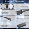 230W 200W AC Charger Compatible with Razer Blade 17 14 15 16 Base Advanced/Pro 17/4K RZ09 Series RC30-0248 RC30-0238 GTX3080 GTX3070 GTX3060 GTX2080 GTX2070 GTX1070/1060 2018-2024 Laptop Power Adapter view 4