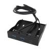 Masyrt 3.5 Inch Floppy Panel with USB 19PIN Type E Input, USB A 5Gbps & Type C 10Gbps, 20Gbps Transfer Rate for PC Desktop view 3