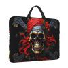 Laptop Case Sleeve 14 inch Laptop Bag Tote Shockproof Computer Carrying Bag Pirate Skull Notebook Case Cover view 1