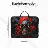 Laptop Case Sleeve 14 inch Laptop Bag Tote Shockproof Computer Carrying Bag Pirate Skull Notebook Case Cover view 4