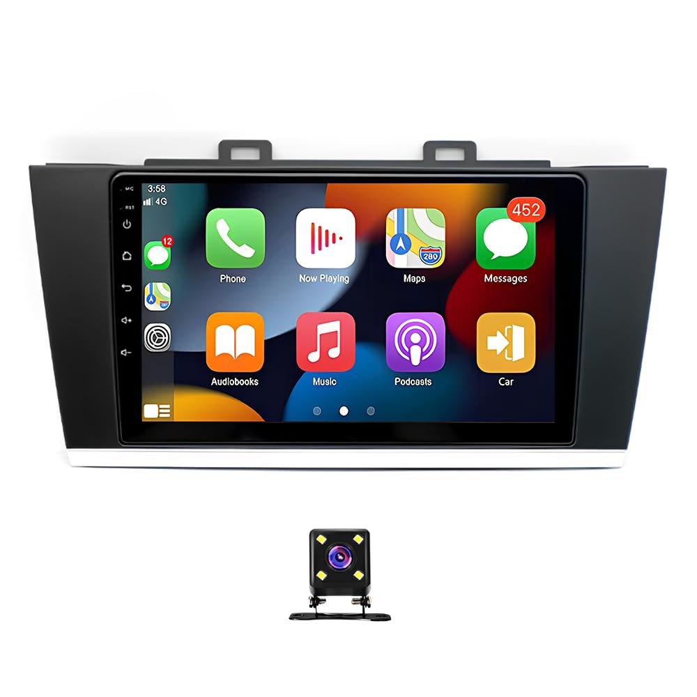 Radio Stereo Upgrade for ES300 ES330 XV30 2001-2006 with with CarPlay and an-Droid Auto, 9 Inch Touch Screen Car Radio with GPS/Back-up Camera/Blue-Tooth/WiFi