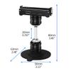 BGNing Aluminum Universal Camera Plate Holder with 1/4 Screw Hole Compatible with ACTION5 PRO HERO13 x4/OSMO 360 (SET7-A) view 2