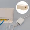 jojofuny Phone Pc Splitter Junction for Easy Installation of Landline Devices Compatible Various Telephones Connect Multiple Lines for Home Office Use view 2