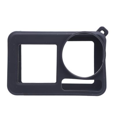 Qiilu Sports Camera Silicone Case with Stabilization, Dual Screens for Action 5 Pro, 64GB Card & 50 Piece Accessory Kit, Prevents Bumping or Scratching (Black)