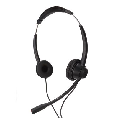 Phone Headsets, Stereo Headphones with Noise Cancelling Microphone, Desk Landline Headset with RJ9 Plug, for VOIP Phone Landline