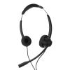 Phone Headsets, Stereo Headphones with Noise Cancelling Microphone, Desk Landline Headset with RJ9 Plug, for VOIP Phone Landline view 1