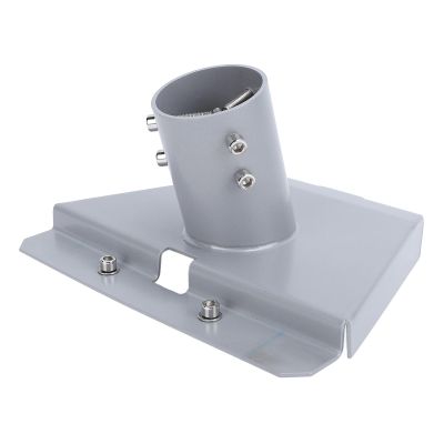 Satellite Internet Pipe Adapter Mount, Corrode Withstand, Easy Installation, Weather Withstand, for Home Commercial Use, Steel, 704g