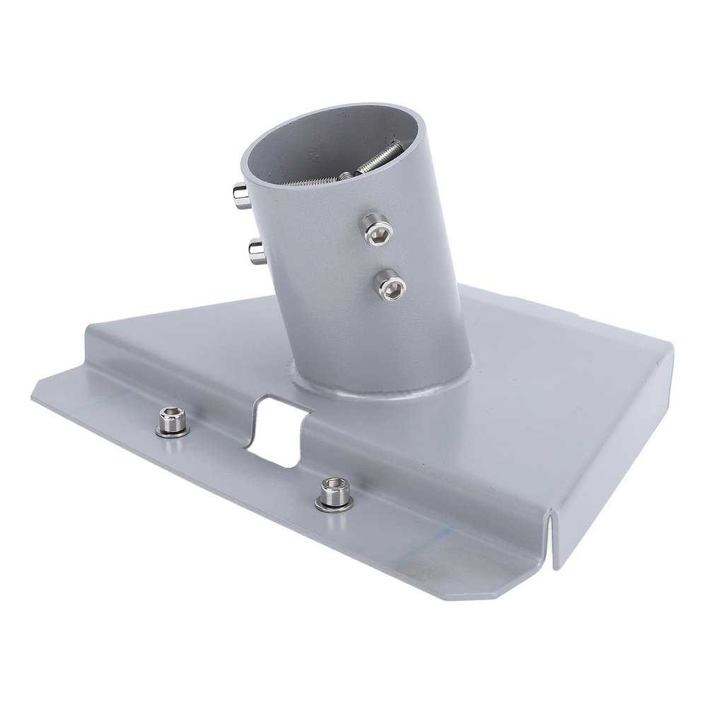Satellite Internet Pipe Adapter Mount, Corrode Withstand, Easy Installation, Weather Withstand, for Home Commercial Use, Steel, 704g