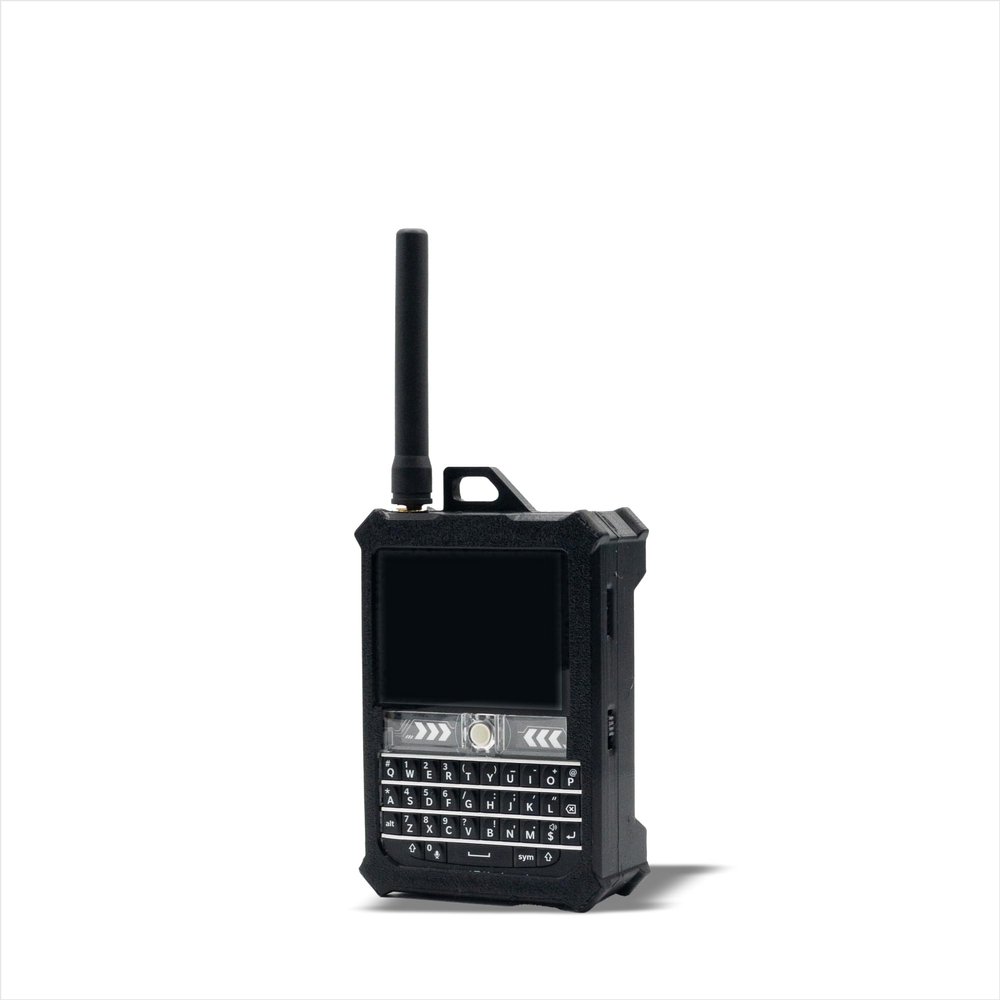 Spec5 Ranger Magnum LoRa Communication Device Meshtastic Off-Grid Radio with GPS, Touchscreen, QWERTY Keyboard, and Long-Range Messaging for Outdoor Adventures (Black)