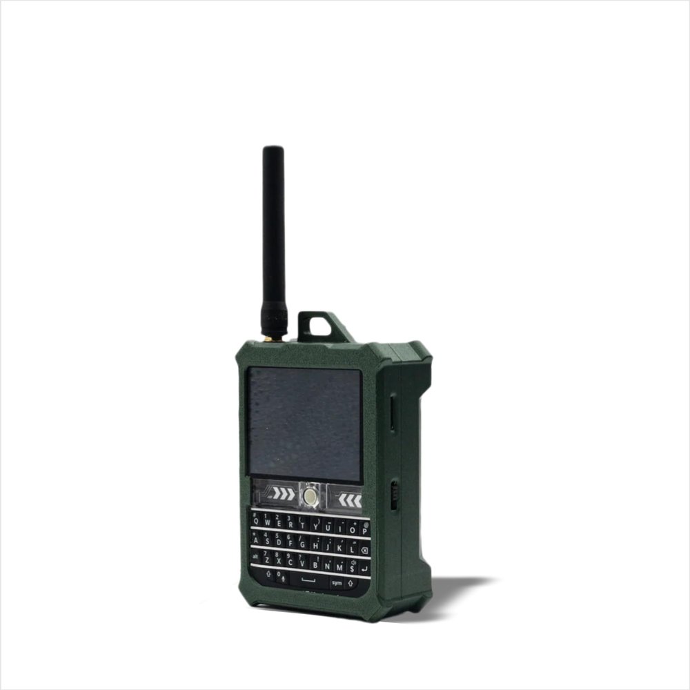 Spec5 Ranger Magnum LoRa Communication Device  Meshtastic Off-Grid Radio with GPS, Touchscreen, QWERTY Keyboard, and Long-Range Messaging for Outdoor Adventures (Tactical Green)