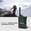 Spec5 Ranger Magnum LoRa Communication Device  Meshtastic Off-Grid Radio with GPS, Touchscreen, QWERTY Keyboard, and Long-Range Messaging for Outdoor Adventures (Tactical Green) view 4