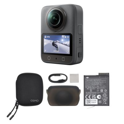 DJI Osmo 360 Camera Standard Combo, Waterproof 360 Action Camera with 1-Inch 360 Imaging, Native 8K 360 Video, 105GB Built-in Storage, 120MP 360 Photo, 100-Min 8K Recording, 360 Action Camera
