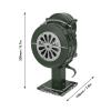 aqxreight Hand Crank Siren 110dB Alarm Portable Manual Emergency Siren for Security and Survival Aluminium Alloy Horn view 2