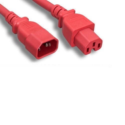 Replacement for fits 2 Red Power Cable for Cisco PWR-950-AC 950W PSU Replacement Cord to PDU UPS