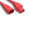 Replacement for fits 2 Red Power Cable for Cisco PWR-950-AC 950W PSU Replacement Cord to PDU UPS view 1