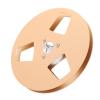 5inch 3 Holes 1/4 Opening Empty Reel, Empty Tape Reel, Aluminum Alloy Open Reel Sound Tape Empty Reel, Empty Reel for NAGRA, for Studer, Reel to Reel Recorder (Gold) view 2