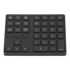 Dpofirs Bluetooths Number Pad, 35 Keys Wirelessly Numeric Keypad Rechargeable for Wins for Android, Portable Silent Financial Accounting Keypad for Home Business view 1