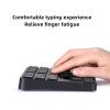 Dpofirs Bluetooths Number Pad, 35 Keys Wirelessly Numeric Keypad Rechargeable for Wins for Android, Portable Silent Financial Accounting Keypad for Home Business view 3