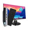 HP EliteDesk 800 G5 Mini Intel 9th Gen i5-9500T 6-Core, 24in monitor Crucial 32GB DDR4 RAM, 2TB NVMe M.2, Win11P WiFi 6 AX210, New Cherry Keyboard & Mouse (Renewed) (+24in Monitor +Keyboard and Mouse) view 1