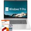 HP Business Laptop Computer, 17.3" FHD IPS LED Display, AMD Ryzen 5 7430U Processor, Windows 11 Pro Laptop 32GB RAM 1TB SSD, Microsoft Office Lifetime Suite, SageNova Earphones, Natural Silver view 1