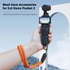 CYNOVA DJI Osmo Pocket 3 Accessories, Adjustable Nylon Hand Wrist Straps Lanyard with a 1/4" Screw, For Insta360 Selfie Stick, Go pro/Xtra Muse, Nikon Canon Sony Samsung Dslr Cameras, orange view 3