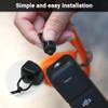 CYNOVA DJI Osmo Pocket 3 Accessories, Adjustable Nylon Hand Wrist Straps Lanyard with a 1/4" Screw, For Insta360 Selfie Stick, Go pro/Xtra Muse, Nikon Canon Sony Samsung Dslr Cameras, orange view 4