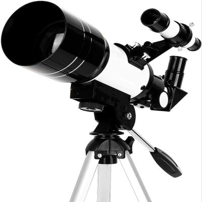 Portable Binoculars High Power Astronomical Telescope,Adults 70mm Astronomical Refractor Hd Telescopes Monocular,with Tripod,with Phone Mount Starfinder 90 Mirror