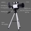 Portable Binoculars High Power Astronomical Telescope,Adults 70mm Astronomical Refractor Hd Telescopes Monocular,with Tripod,with Phone Mount Starfinder 90 Mirror view 2
