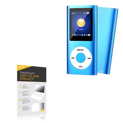 BoxWave Screen Protector Compatible with Gracioso Mp3 Player (1.8 in) - ClearTouch Anti-Glare Privacy (2-Pack), Privacy Screen Protector Flexible Film Anti-Glare