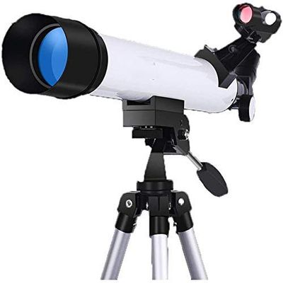 Monoculars Telescope High Power Kids Telescope 600x50mm with 20mm/12.5mm Eyepiece for Kids & Beginners Travel Telescope with Red Dot Finder for Moon Viewing Bird Watching Wildlife Scenery Binocula