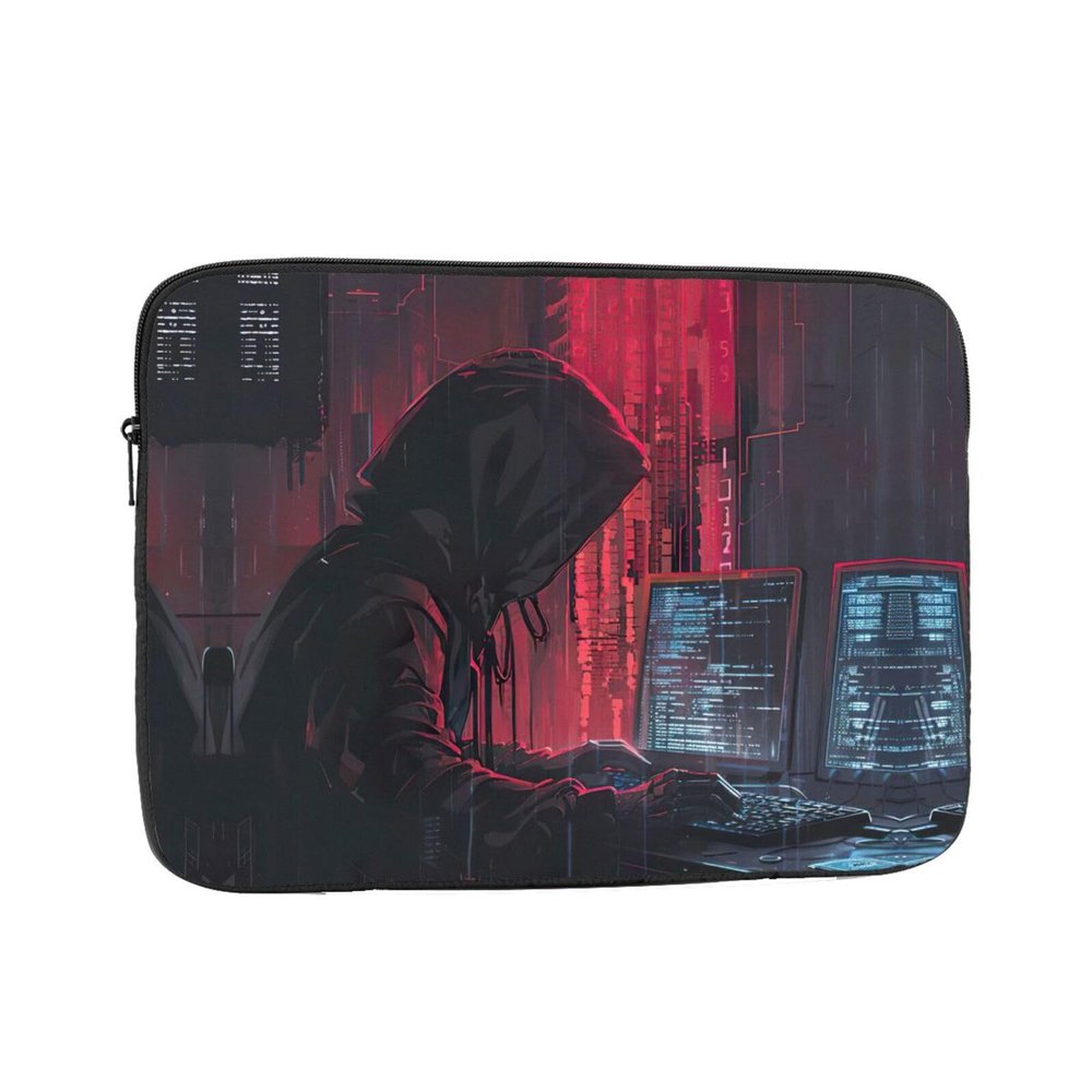 Hacker Attack Laptop Case, Computer Case Laptop Gifts for Men Women for Travel Abroad