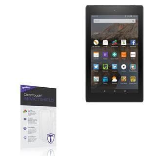 BoxWave Screen Protector Compatible with Amazon Fire HD 8 - ClearTouch ImpactShield (2-Pack), Impenetrable Screen Protector Flexible Film