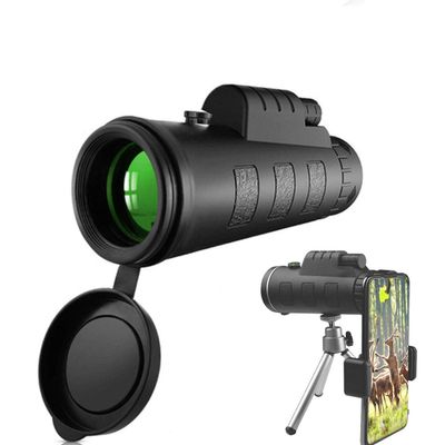 Monoculars Telescope High Power 40X60 High Power Monocular with Smartphone Holder & Tripod - [Upgrade] Waterproof Monocular with and Clea Focus for Bird Watching Camping Hiking for Adult Binocular