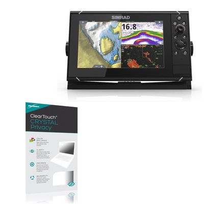 BoxWave Screen Protector Compatible with Simrad NSS9 Evo3 - ClearTouch Crystal Privacy (2-Pack), Privacy Screen Protector Flexible Film Clear