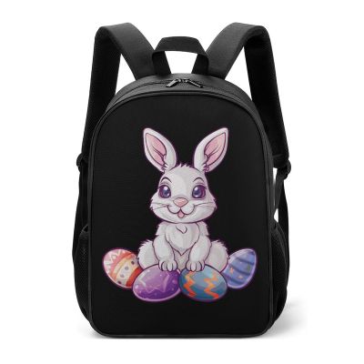 Happy Easter Bunny Rabbit Backpack Carry on Backpack Travel Laptop Backpack Casual Daypack for Weekender Business